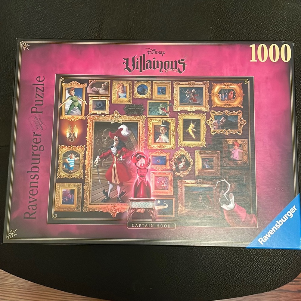 Ravensburger Disney Villainous Captain Hook 1000 piece puzzle. No. 15 022 9.